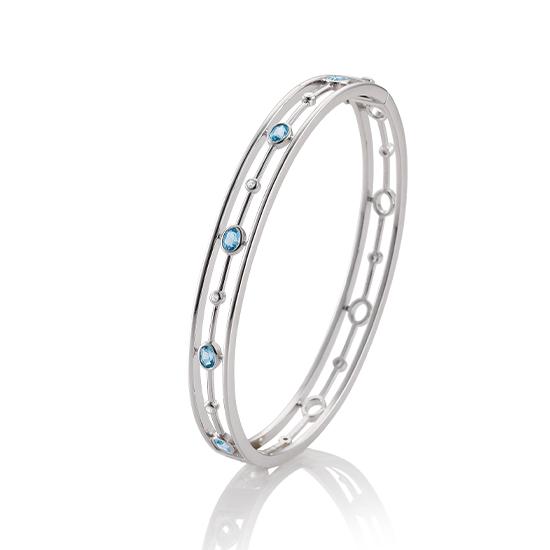 Juwelier Gabriel Breuning Armreif Edel Topas Hell Brillant 0 04 Ct