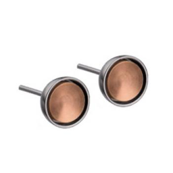 Ohrstecker Rotgold beschichtet E279 von Ernstes Design