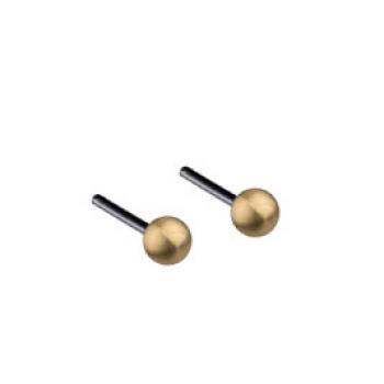 Ohrstecker Gelbgold beschichtet E285 von Ernstes Design