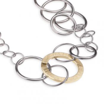 Collier Fantasie teilvergoldet K128 von Ernstes Design