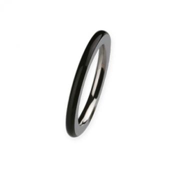 Ringsystem Ring Keramikeinlage schwarz R272 von Ernstes Design