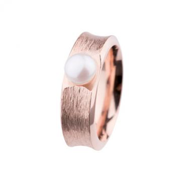 Ring R3737 rotvergoldet Button-Perle R3737 von Ernstes Design R373.7