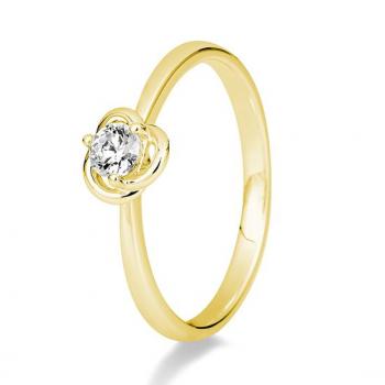 Breuning Ring - Rosen-fassung Mit Brillant 0,20 ct. 41059560