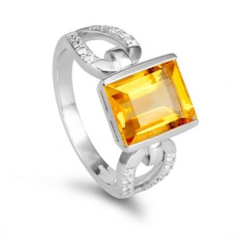 Breuning Ring - E.citrin/Brillant 0,208 Ct. w/si 41051800