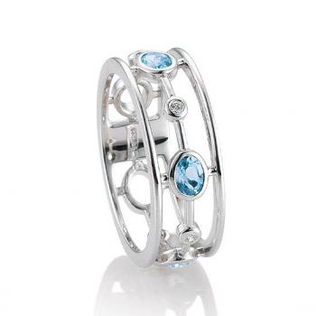 Breuning Ring - Edel Topas hell/Brillant 0,04 Ct. w/si 41058110