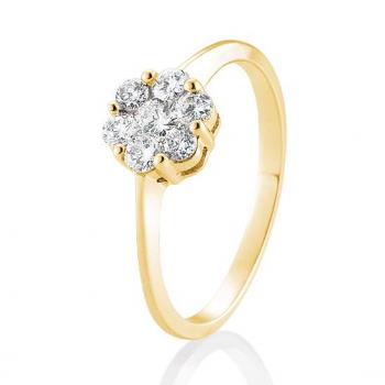 Breuning Verlobungsring Flower Brillant 0,50 ct. 41885330