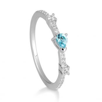 Breuning Ring - Edel Topas hell/Brillant 0,158 Ct. w/si 41060290