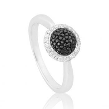 Breuning Ring - Brillant Schwarz/Brillant 0,33 Ct. Tca-p1 418474