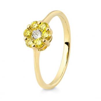 Breuning Ring - Brillant Canari/Brillant 0,50 Ct. Billant canar/