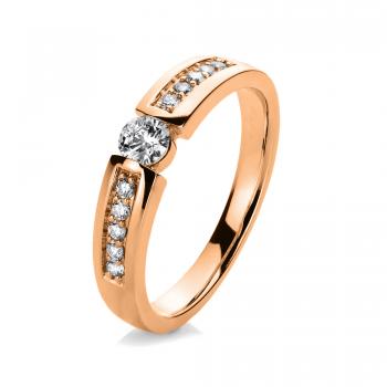 Diamant Ring 585er Rotgold 1A405R454-1 