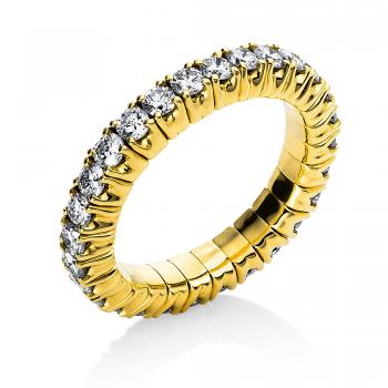 Diamant Ring 4er-Krappe 750er Gelbgold 1N236G853-3 