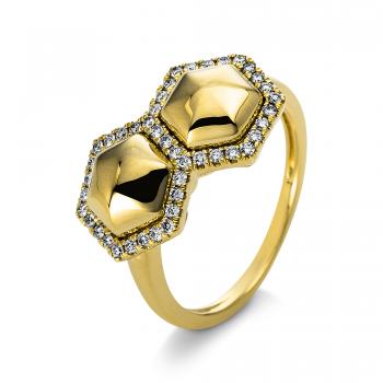 Diamant Ring 585er Gelbgold 1Q821G454-1 