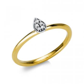 Diamant Ring 750er Gelbgold / Weißgold 1T806GW854-1 