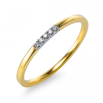 Diamant Ring 750er Gelbgold / Weißgold 1U563GW853-1 