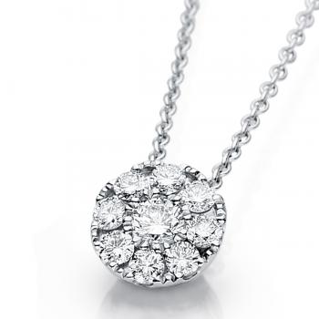 Diamant Collier 750er Weißgold 4A238W8-2 