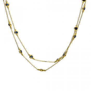 Diamant Collier 750er Gelbgold 4D422G8-1 