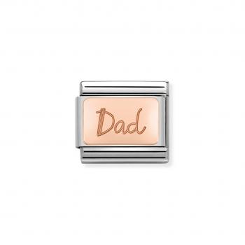 Nomination  COMPOSABLE CLASSIC   Plakette Dad 430101/32