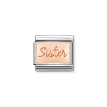 Nomination  COMPOSABLE CLASSIC   Plakette Sister 430101/38