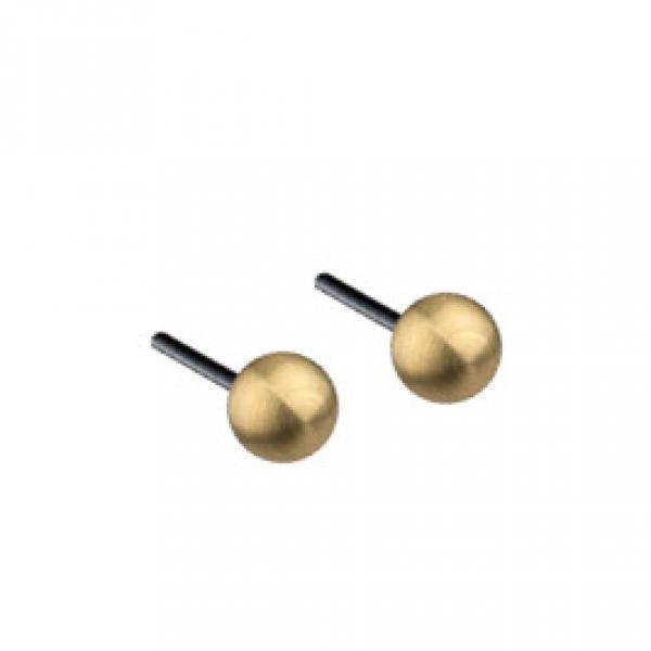 Ohrstecker Gelbgold beschichtet E286 von Ernstes Design