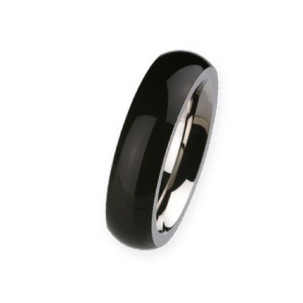 Ringsystem Ring Keramikeinlage schwarz R274 von Ernstes Design