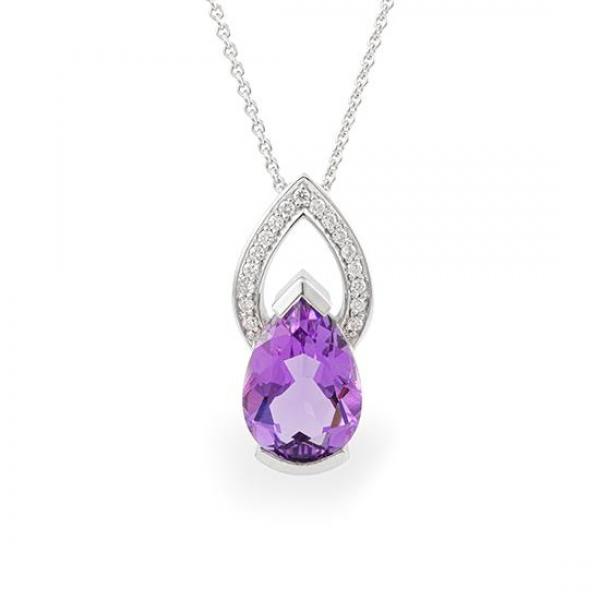 Breuning Anhänger - E.Amethyst/Brillant 0,128 Ct. w/si 31036830