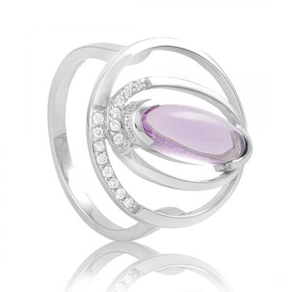 Breuning Ring - Lavendel Amethyst/Brillant 0,091 Ct. w/si 410517