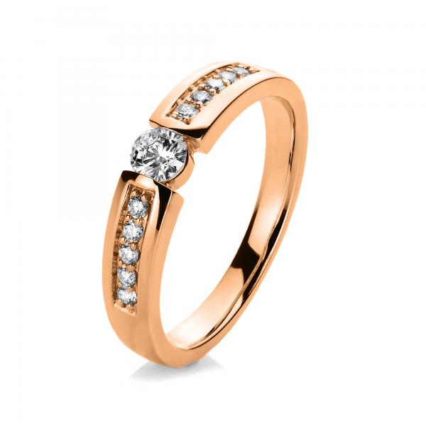 Diamant Ring 585er Rotgold 1A405R454-1 