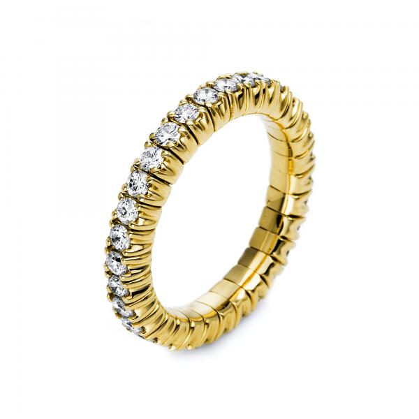 Diamant Ring 4er-Krappe 750er Gelbgold 1M249G853-7 