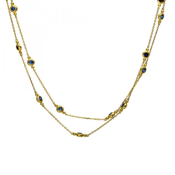 Diamant Collier 750er Gelbgold 4D422G8-1 