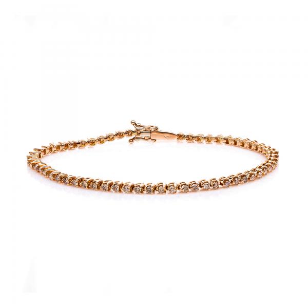 Diamant Armband 3er-Krappe 750er Rotgold 5A635R8-1 