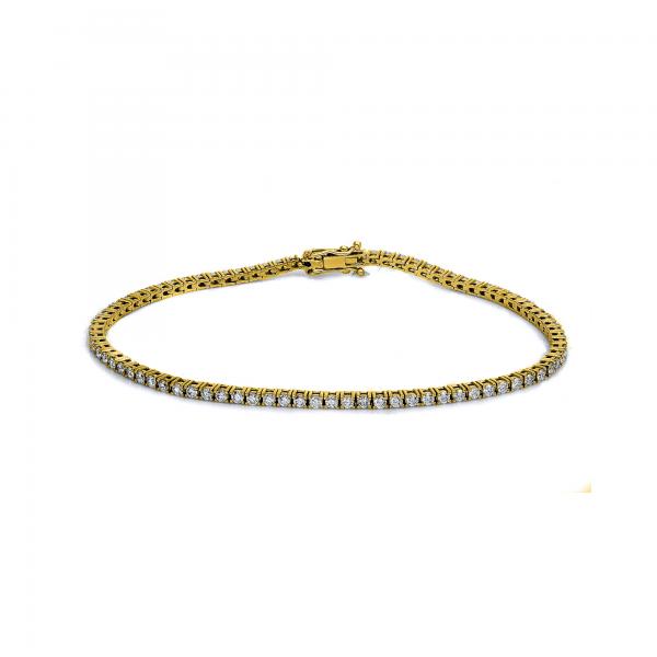 Diamant Armband 4er-Krappe 585er Gelbgold 5B135G4-1 