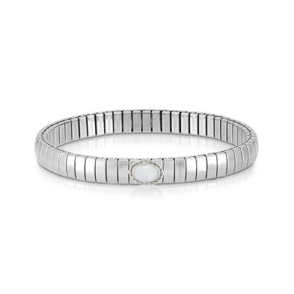 Nomination  XTE Armband   OPAL WEISS (SYNTHETISCH 043411/013