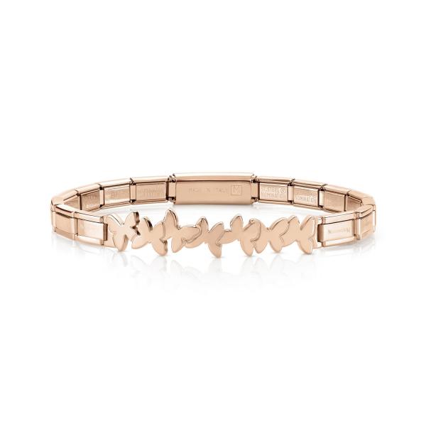 Nomination  TRENDSETTER Armband   Schmetterlinge ROSE GOLD 021111/004