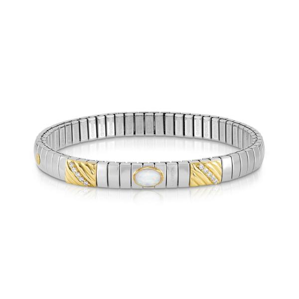 Nomination  Armbänder NYS   OPAL WEISS 042434/022