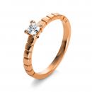 Diamant Ring 4er-Krappe 750er Rotgold 1Q391R855-1 